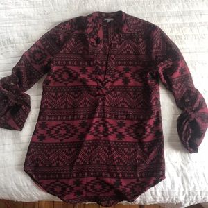 Women’s tribal print blouse